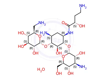 Chemical structure of Amikacin Impurity 46