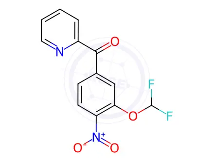 Chemical structure of 2-(3-(Difluoromethoxy)-4-nitrobenzoyl)pyridine