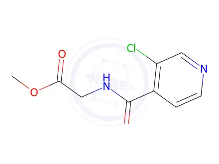 Chemical structure of Methyl (3-chloroisonicotinoyl)glycinate