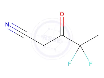 Chemical structure of 4,4-Dfluoro-3-oxopentanenitrile