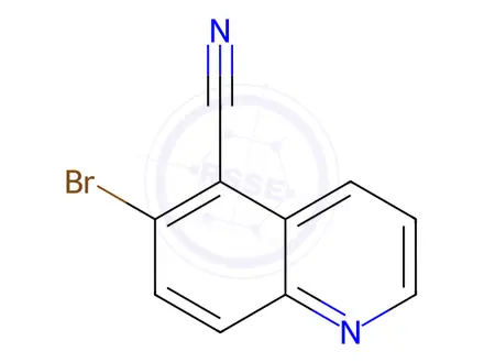 Chemical structure of 6-Bromoquinoline-5-carbonitrile