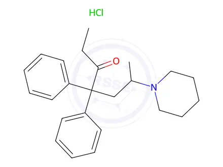 Chemical structure of Dipipanone Hydrochloride