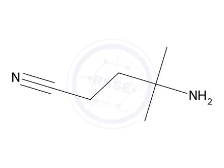 Chemical structure of 4-Amino-4-methylpentanenitrile