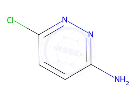 Chemical structure of 3-Amino-6-chloropyridazine