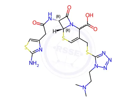 Chemical structure of Cefotiam impurityδ3