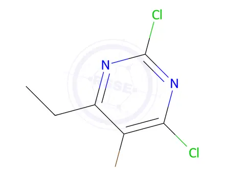 Chemical structure of 5-Bromo-2,4-dichloro-6-ethylpyrimidine