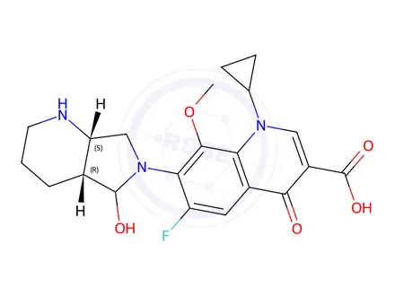 Chemical structure of Moxifloxacin Impurity 13