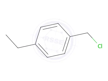 Chemical structure of 4-Ethylbenzyl Chloride