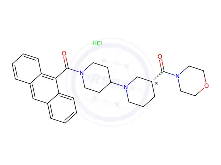 Chemical structure of CP 640186 hydrochloride