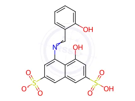 Chemical structure of Azomethine H Monosodium Salt Hydrate