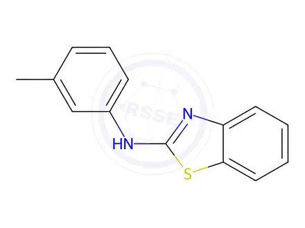Chemical structure of n-(M-tolyl)benzo[d]thiazol-2-amine