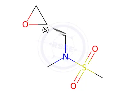 Chemical structure of N-Methyl-N-{[(2S)-oxiran-2-yl]methyl}methanesulfonamide