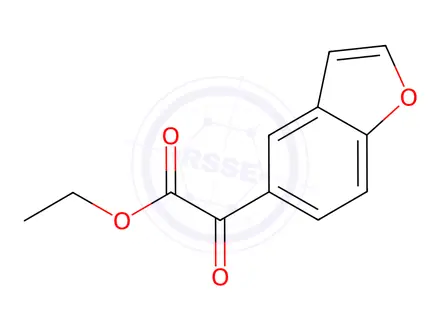 Chemical structure of Benzofuran-5-yl-oxoacetic acid ethyl ester