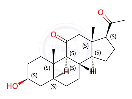 Chemical structure of Alfaxalone Impurity 2