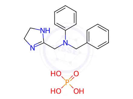 Chemical structure of Antazoline Phosphate