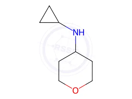 Chemical structure of N-Cyclopropyl-N-tetrahydro-2H-pyran-4-ylamine