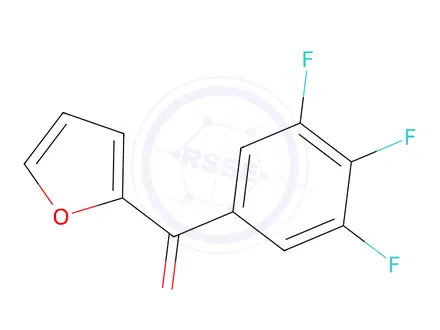 Chemical structure of Furan-2-yl(3,4,5-trifluorophenyl)methanone