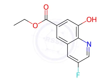 Chemical structure of Ethyl 3-fluoro-8-hydroxyquinoline-6-carboxylate