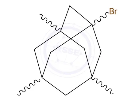 Chemical structure of 1-Bromo-3,5,7-Trimethyl Adamantane