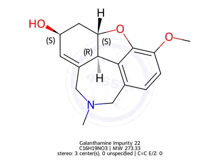 Chemical structure of Galanthamine Impurity 22