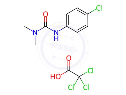 Chemical structure of Monuron TCA