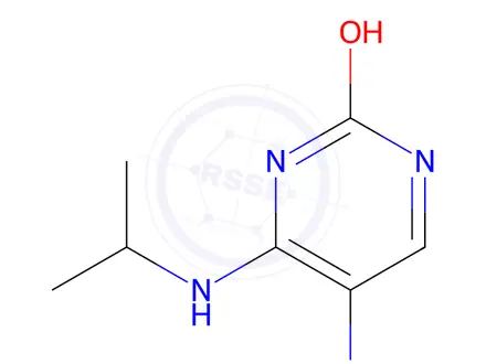 Chemical structure of 4-(isopropylamino)-5-nitropyrimidin-2-ol