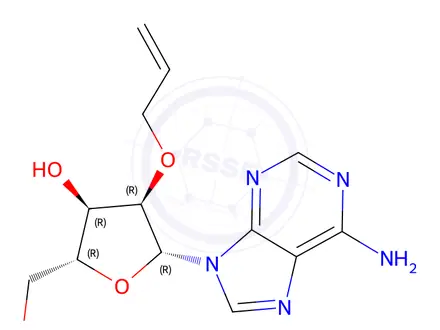 Chemical structure of 2'-O-Allyladenosine