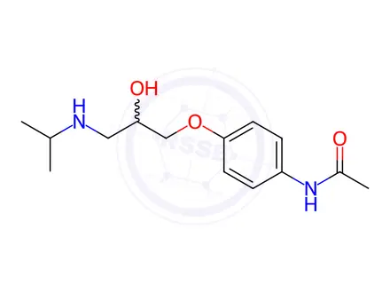 Chemical structure of Practolol