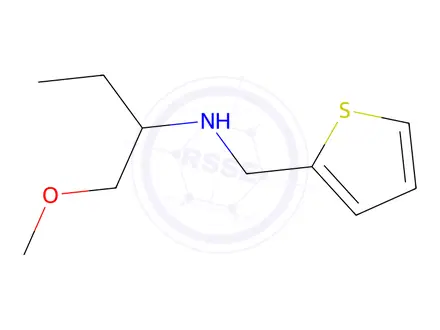 Chemical structure of 1-Methoxy-N-(thiophen-2-ylmethyl)butan-2-amine