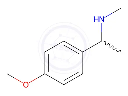 Chemical structure of [1-(4-methoxyphenyl)ethyl](methyl)amine
