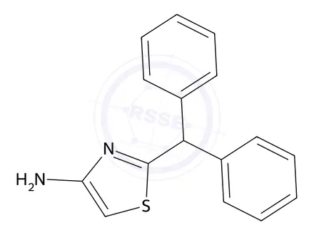 Chemical structure of 2-Benzhydrylthiazol-4-amine