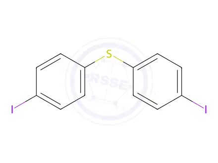 Chemical structure of Bis(4-iodophenyl)sulfane