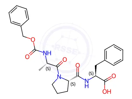 Chemical structure of N-CBZ-ALA-PRO-PHE DICYCLOHEXYLAMMONIUM