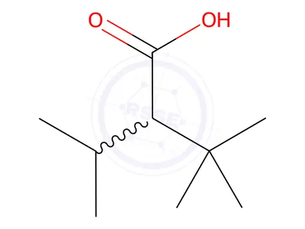 Chemical structure of 2-ISOPROPYL-3,3-DIMETHYLBUTYRICACID