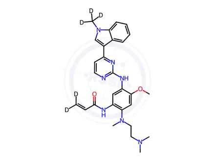 Chemical structure of Osimertinib-d5