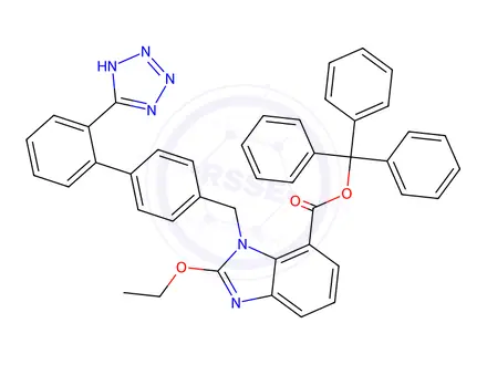 Chemical structure of Candesartan Cilexetil Impurity 42