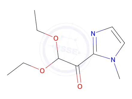 Chemical structure of 2,2-diethoxy-1-(1-methyl-1h-imidaZol-2-yl)ethan-1-one
