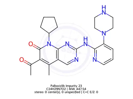 Chemical structure of Palbociclib Impurity 265