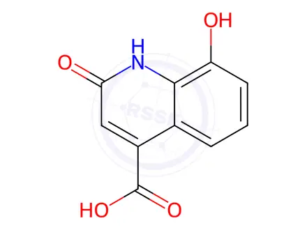 Chemical structure of 2,8-Dihydroxy-4-quinolinecarboxylic acid