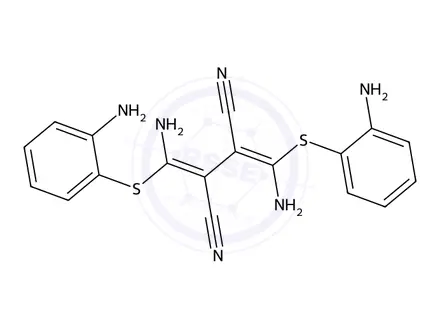 Chemical structure of (2Z,3Z)-2,3-bis(amino((2-aminophenyl)thio)methylene)su