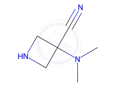 Chemical structure of 3-(Dimethylamino)azetidine-3-carbonitrile
