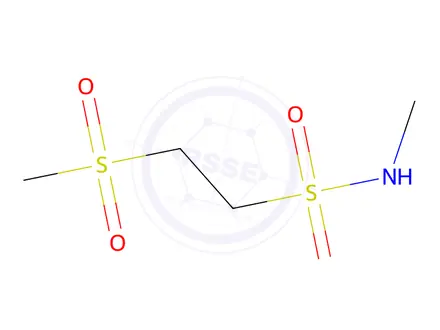 Chemical structure of 2-methanesulfonyl-N-methylethane-1-sulfonamide