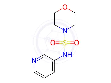 Chemical structure of N-(Pyridin-3-yl)morpholine-4-sulfonamide