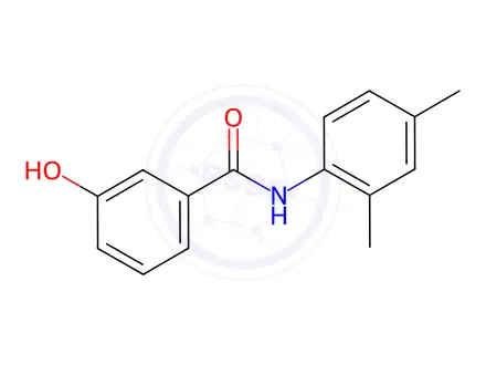 Chemical structure of N-(2,4-DImethylphenyl)-3-hydroxybenzamide
