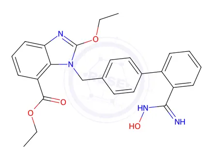 Chemical structure of Azilsartan Impurity 1064