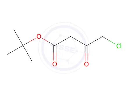 Chemical structure of tert-Butyl-4-chloro-3-oxobutanoate, 97%