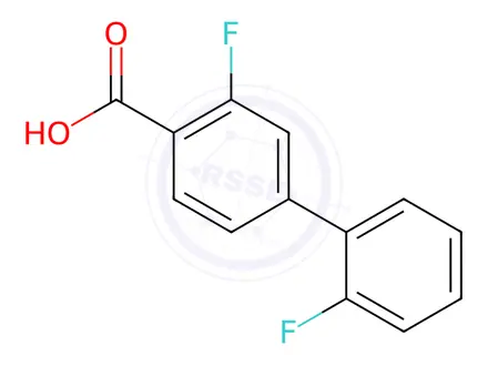 Chemical structure of 4-(2-Fluorophenyl)-2-fluorobenzoic acid