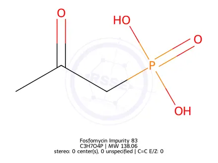 Chemical structure of Fosfomycin Impurity 83