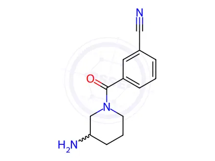 Chemical structure of 3-(3-Aminopiperidine-1-carbonyl)benzonitrile