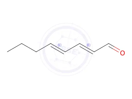 Chemical structure of 2,4-Octadienal, predominantly trans,trans (Technical Grade)